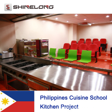 Shinelong Complete Range Professional Solution Chef Escola Design de cozinha Moderna